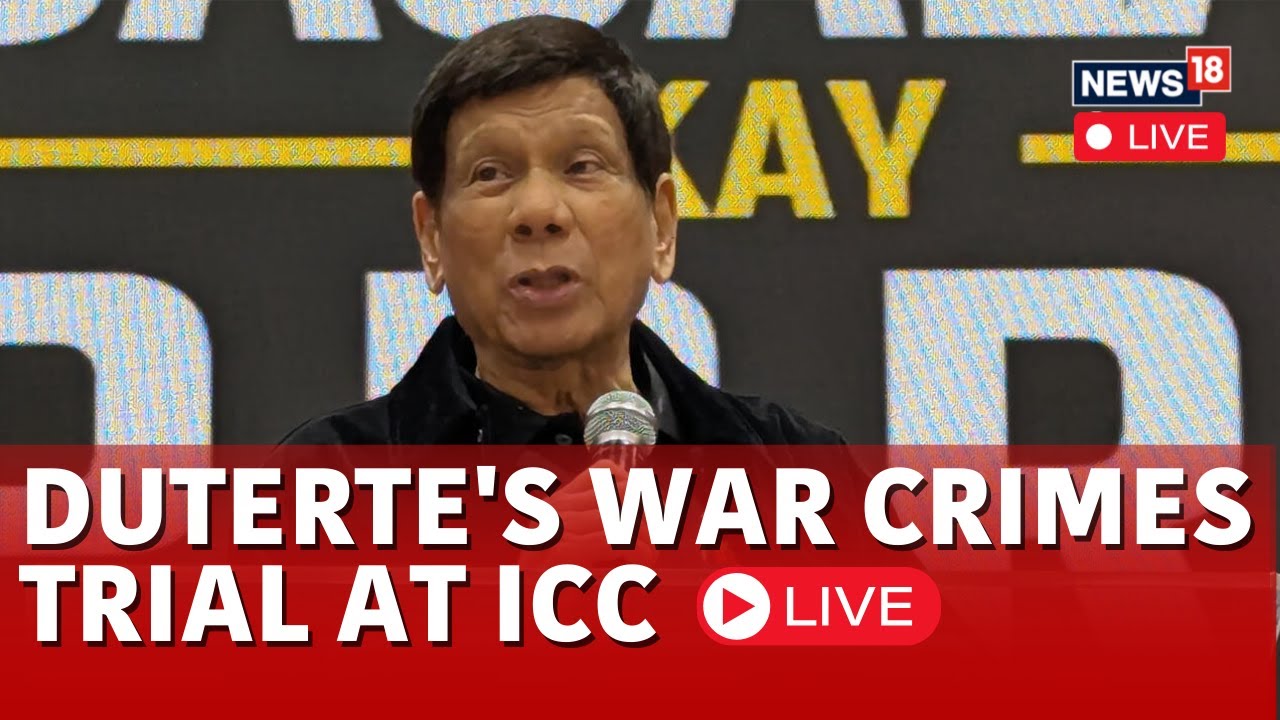 Duterte At ICC Live: Philippine Duterte Appears Before The International Criminal Court | N18G