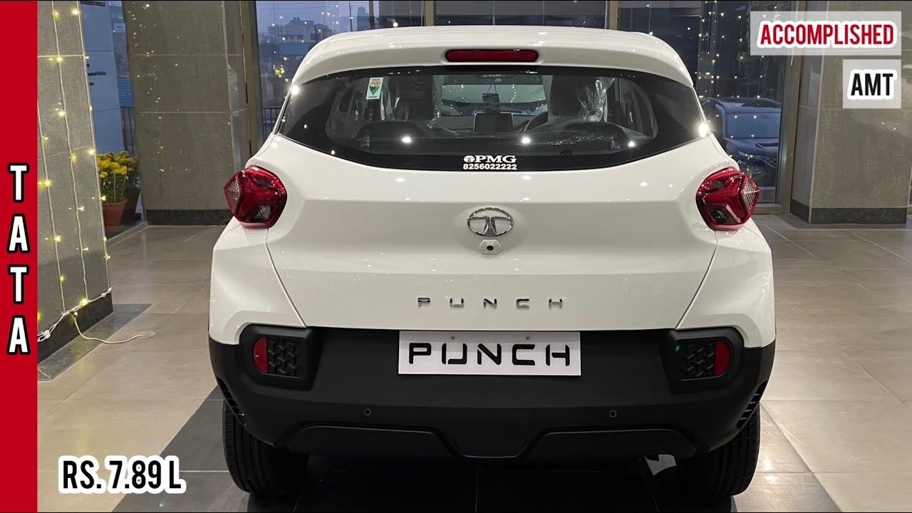 Tata Punch 2022 | Tata Punch Accomplished AMT 🔥 VFM?  - Most Detailed Walkaround Video!