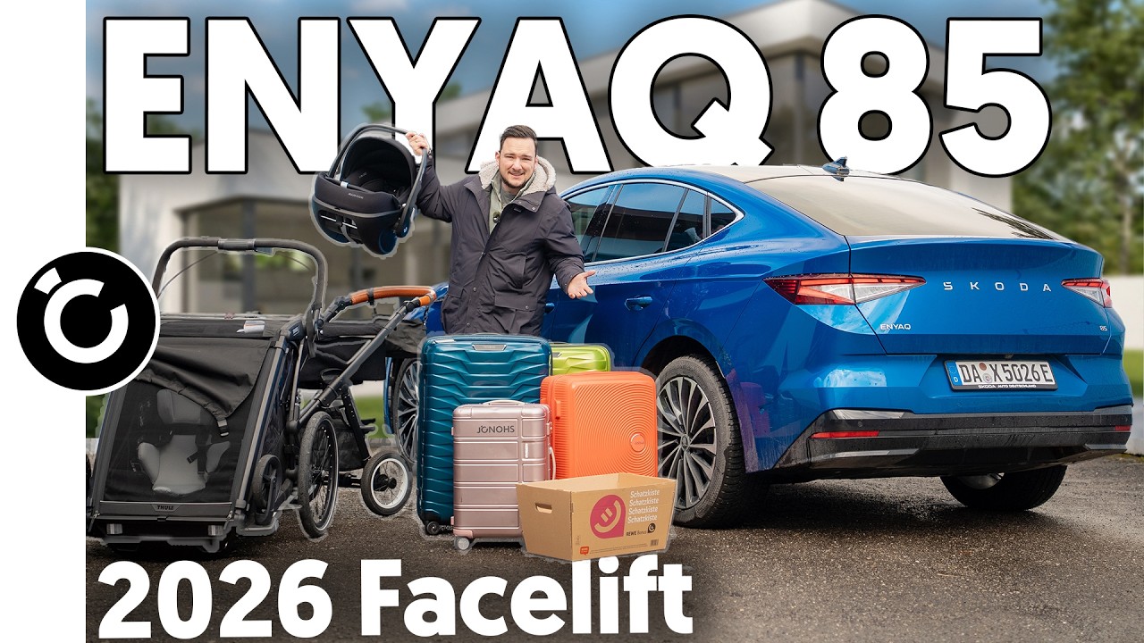 Škoda Enyaq 85 Coupe Alltagstest – Platz, Reichweite & Kofferraum-Check