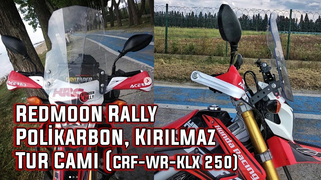 Honda CRF 250L, Kawasaki KLX 250, Yamah WR 250  TUR CAMI Montaj ve Deneme Sürüşü