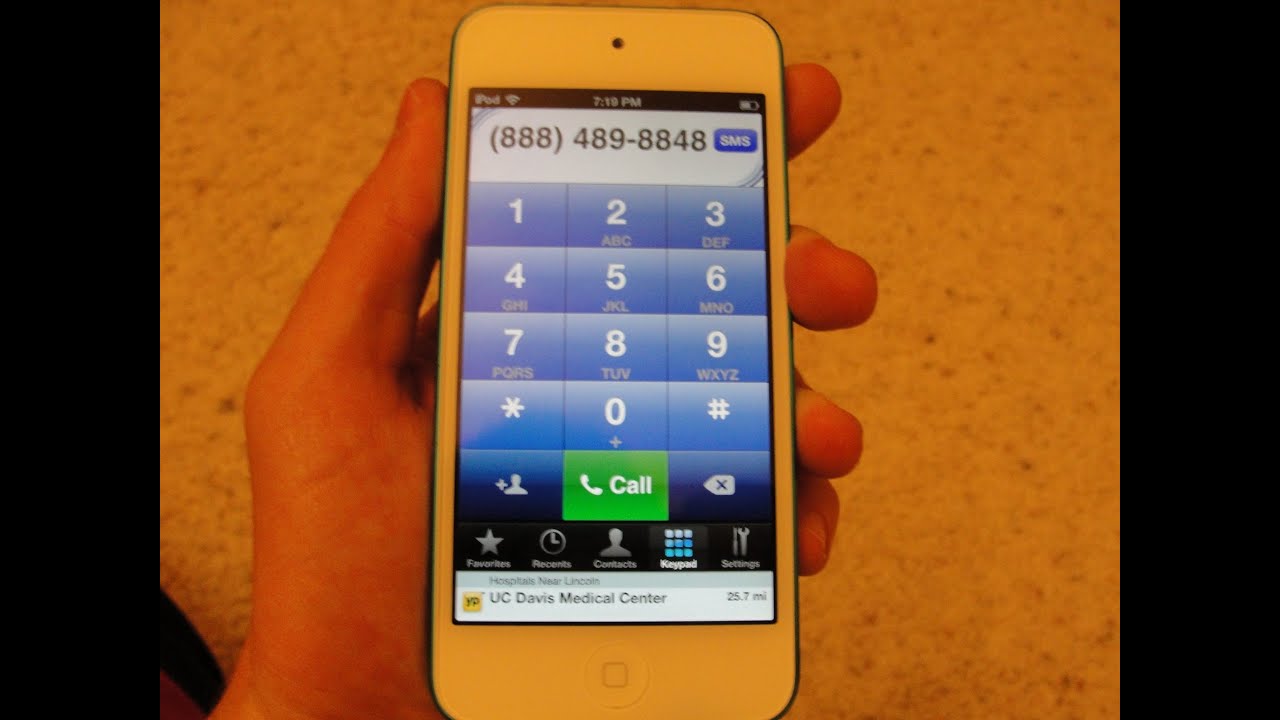 How to Call on iPod Touch 5G for Free (No Jailbreak)