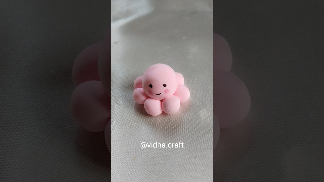 How to make Octopus using Clay #shorts