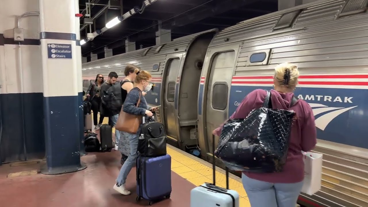 Taking Amtrak 164 from Philadelphia to Newark Airport