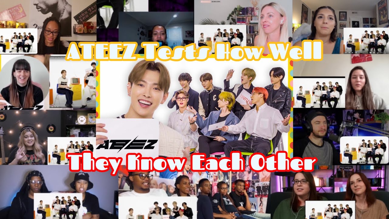 ATEEZ Tests How Well They Know Each Other | Vanity Fair | REACTION MASHUP
