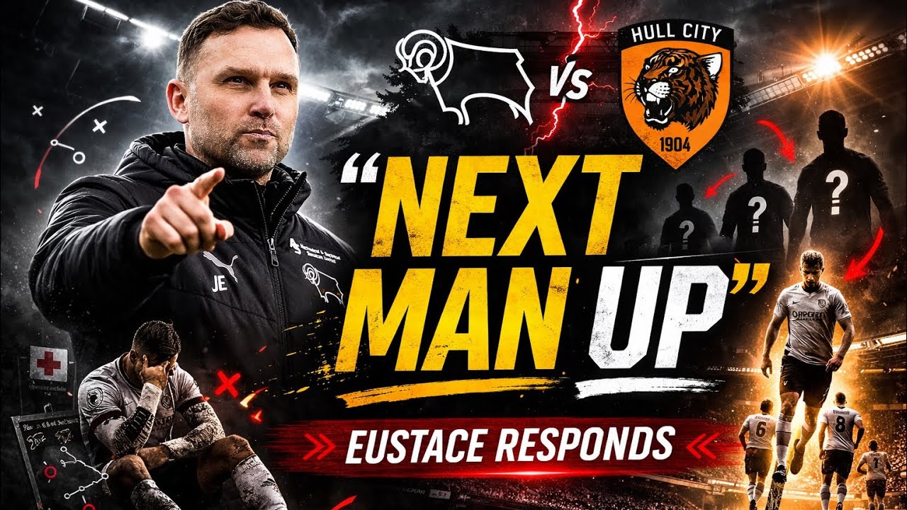 EUSTACE FIRES WARNING SHOTS AHEAD OF HULL ENCOUNTER!