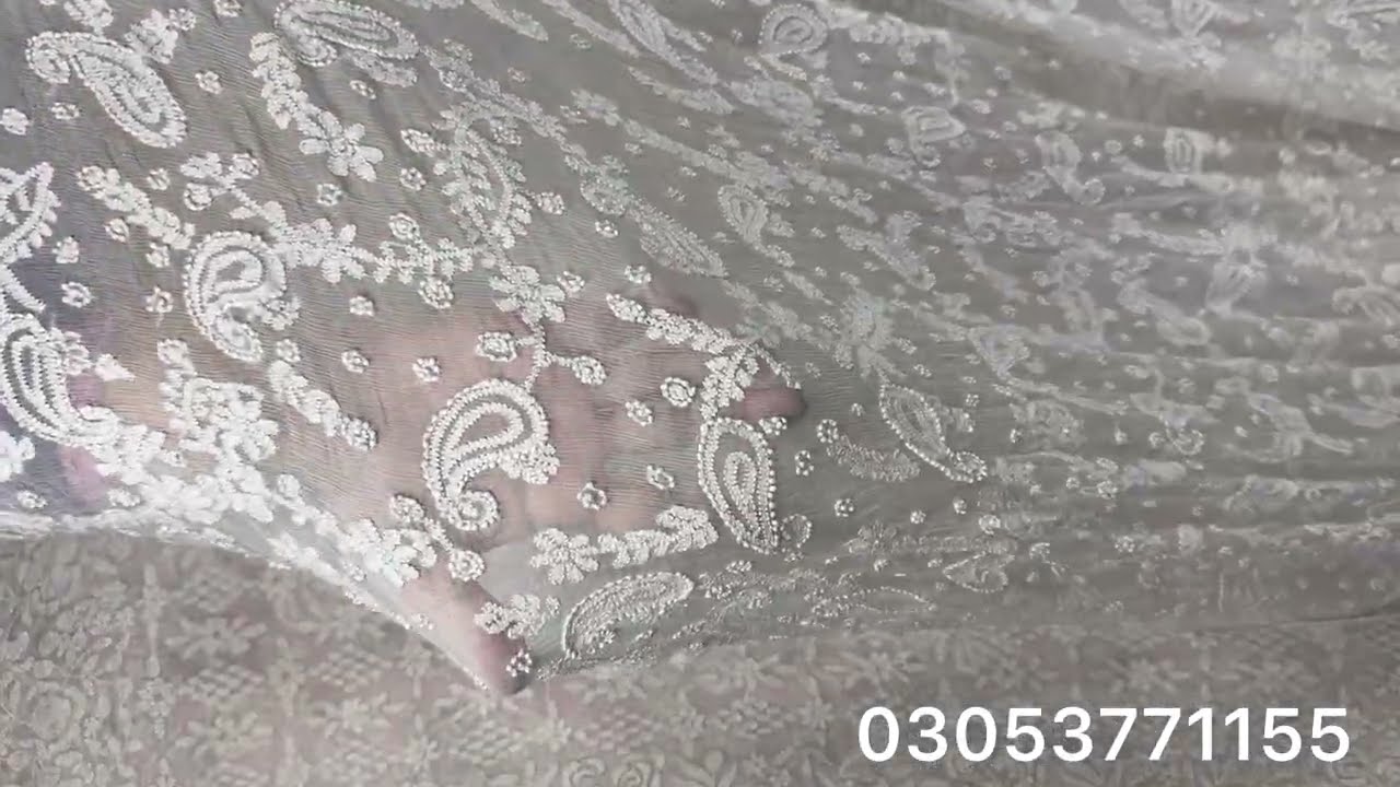 Pure unique hand Embroided dupattas 03053771155