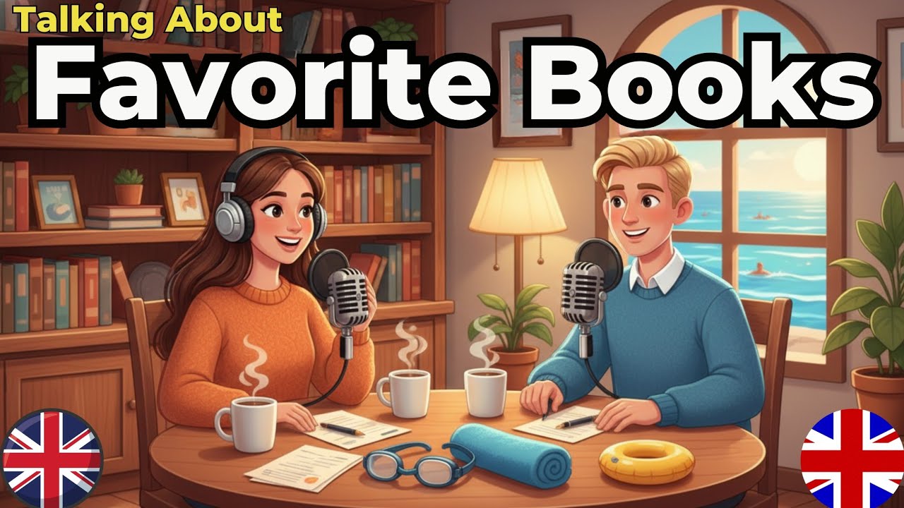 How to Talk About Your Favorite Books in English Like a Native | English Conversation Practice