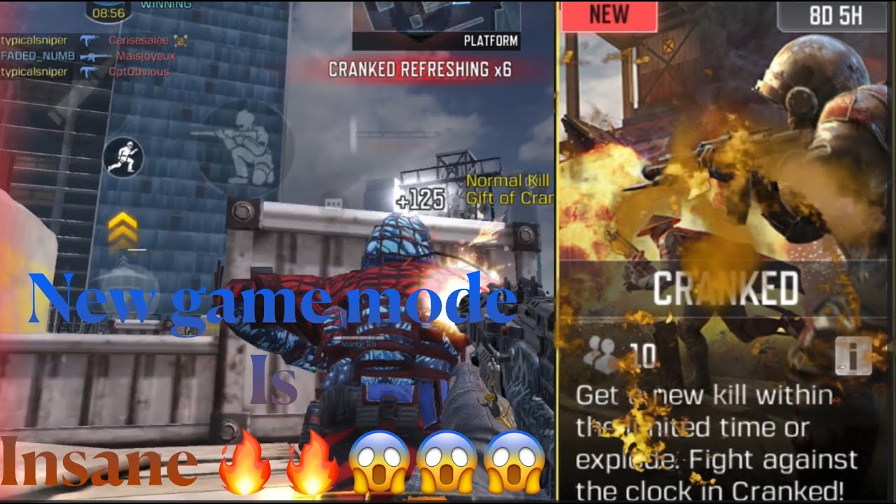 *New* CRANKED GAMEPLAY FASTEST GAME MODE??| COD MOBILE *S11*