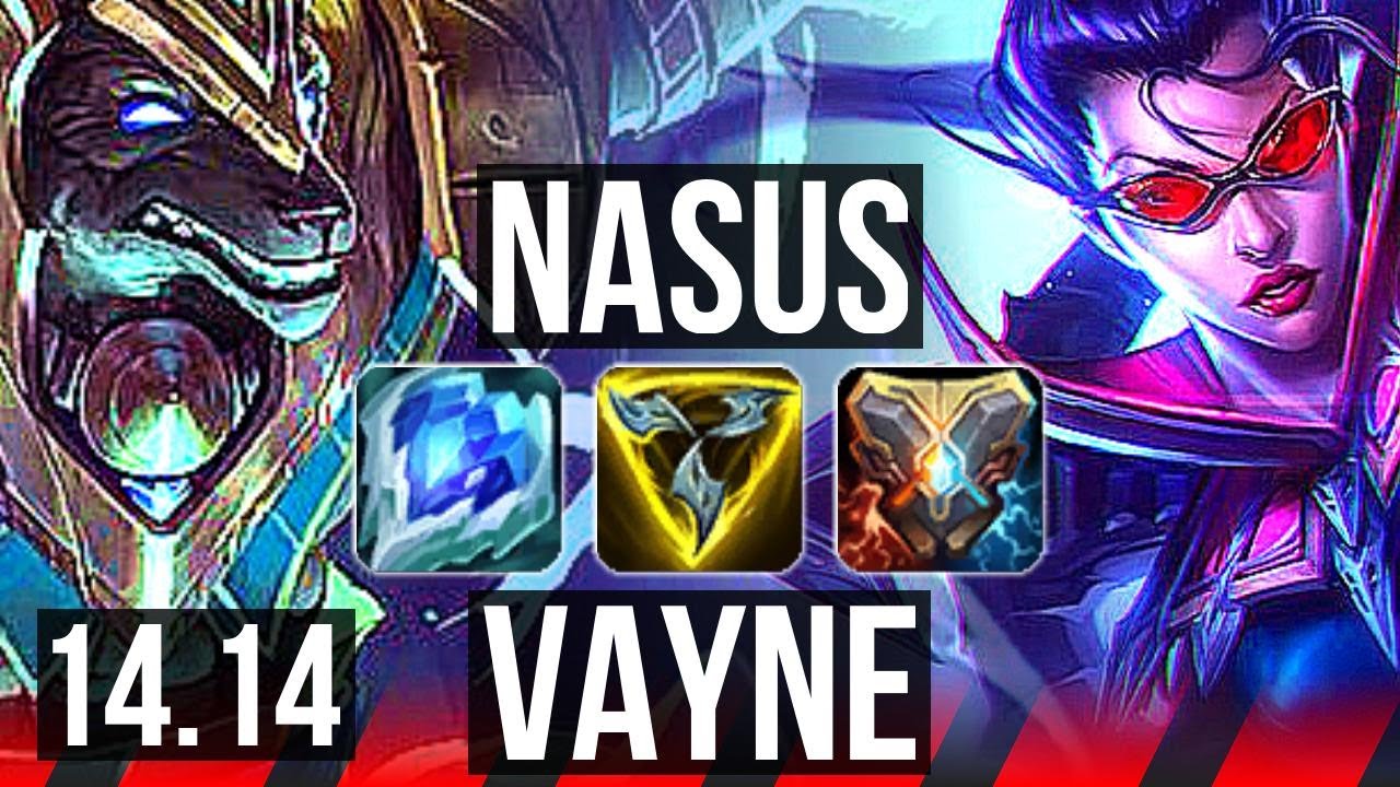 NASUS vs VAYNE (TOP) | 7/2/10, 1100+ games | EUW Grandmaster | 14.14