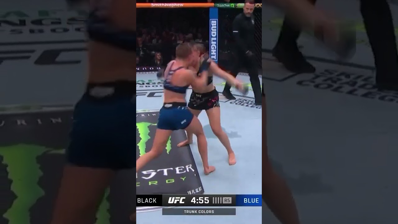 Erin Blanchfield and Rose Namajunas came out swinging in Round 5! #UFCEdmonton
