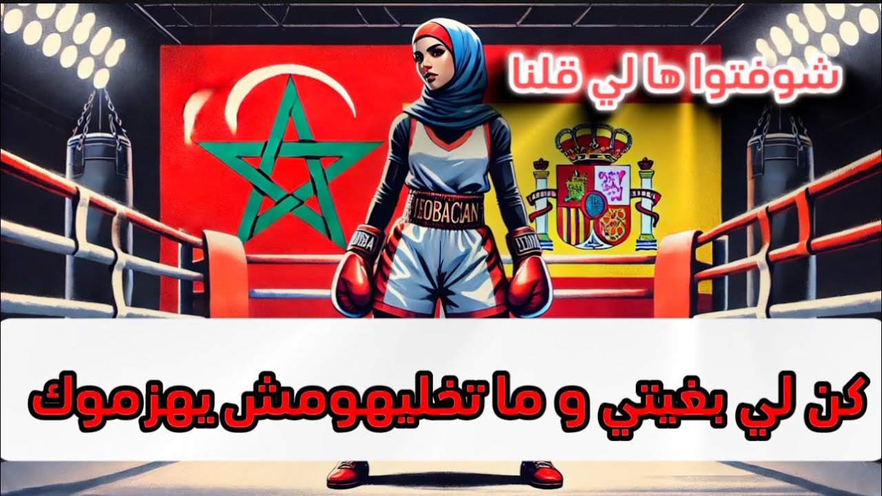 مغربية. مسلمة. ملاكمة . محجبة . في إسبانيا