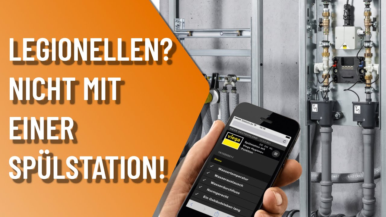 Legionellen? Das muss nicht sein! Experte erklärt, was eine Spülstation ist.