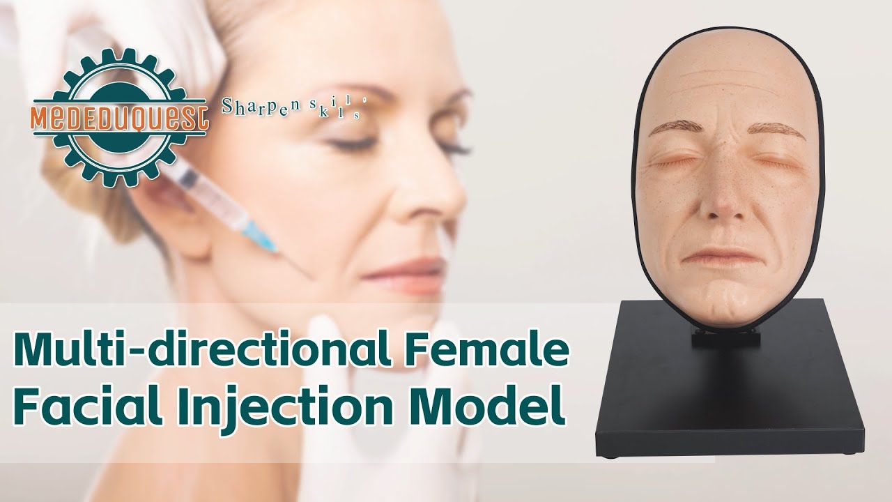 Multi-Directional Female Facial Injection Training Model – Emma