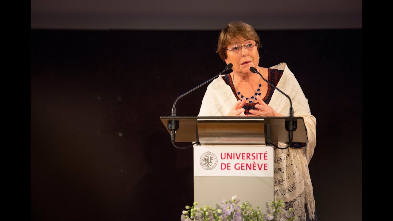 Les droits humains dans une nouvelle ère (FR) - conférence de Michelle Bachelet
