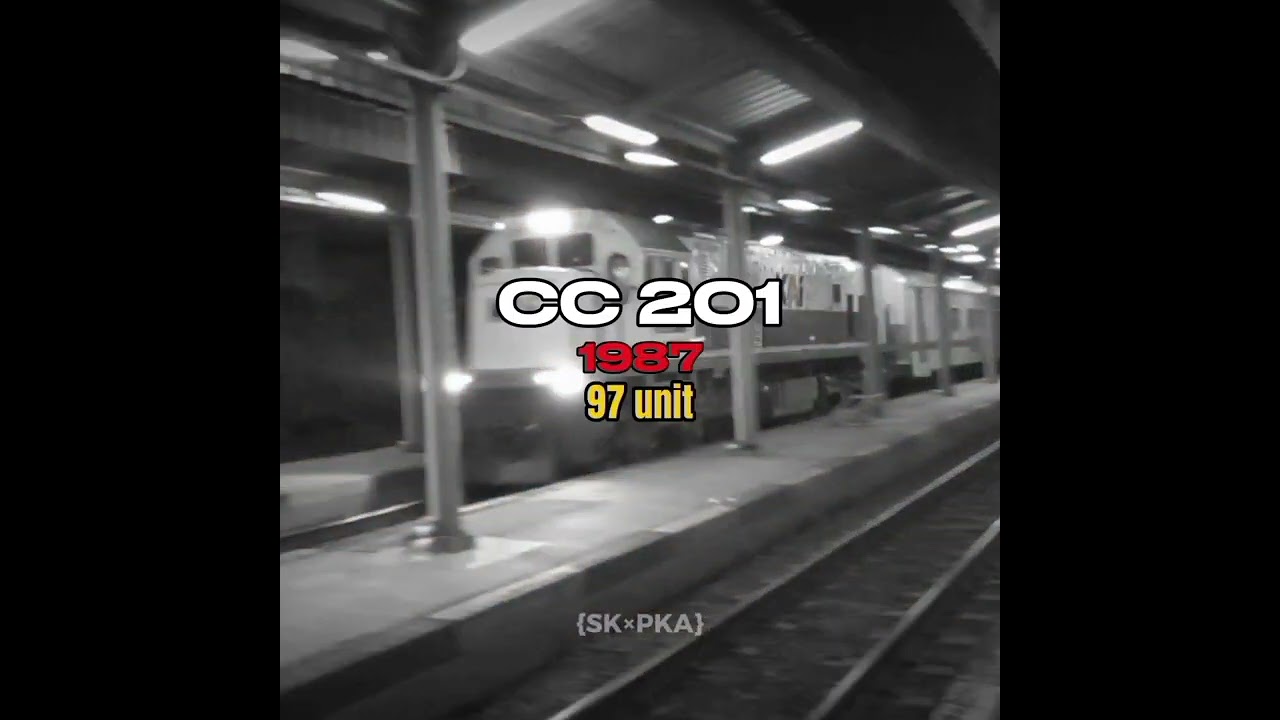 GE Locomotive in Indonesia💀🔥| #shorts #keretaapi #edit #train #railway #railfan #kai #fyp #indonesia