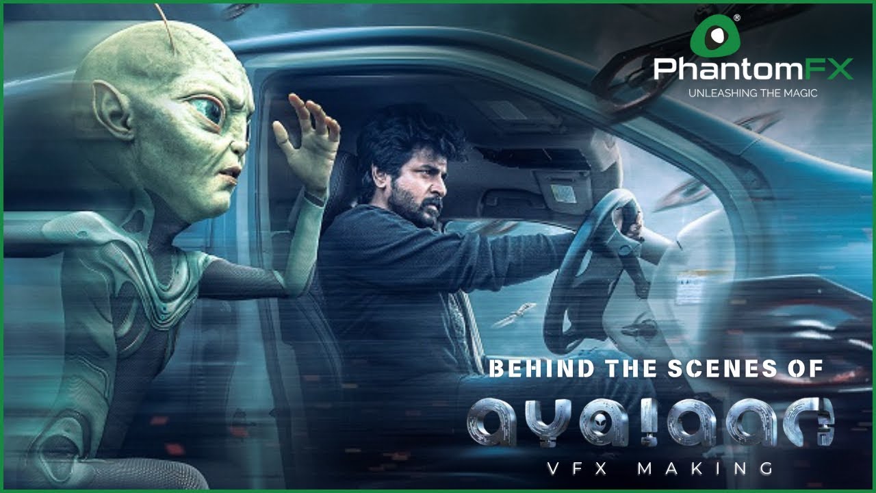 Behind the scenes of Ayalaan - VFX Making -  PhantomFX #sivakarthikeyan