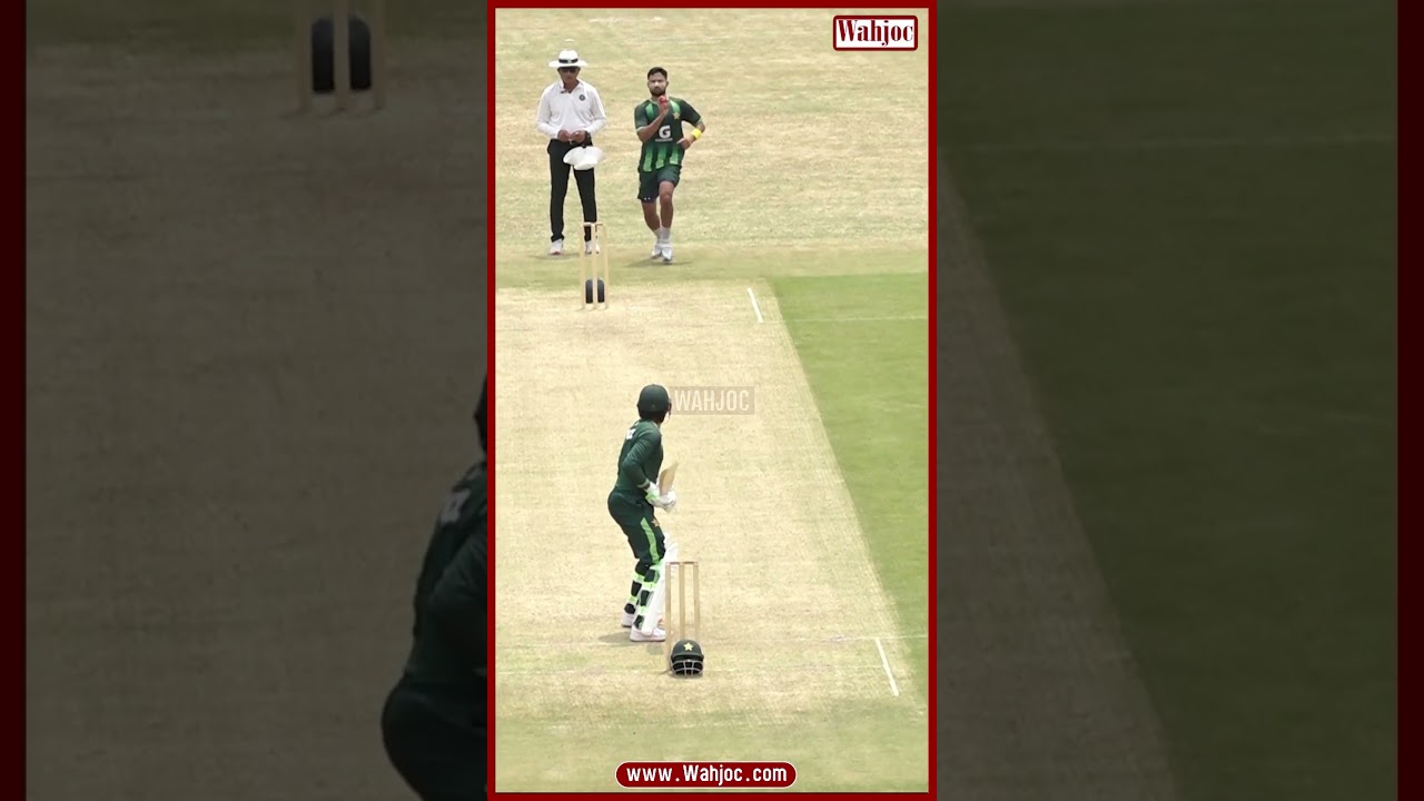 Babar Azam Classical Cover Drive Boundary Off Khurram Shahzad | Pakistan Test Team I WAHJOC Sports