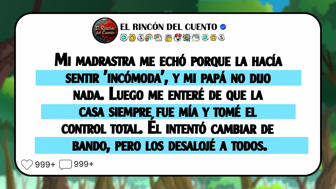 Mi madrastra me echó porque la hacía sentir 