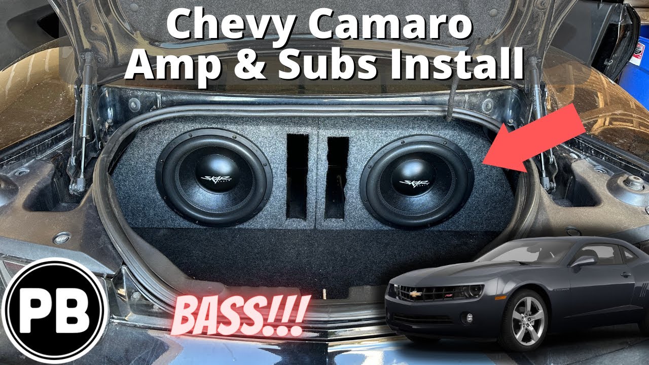 2010 - 2015 Chevy Camaro Amp and Subs Install
