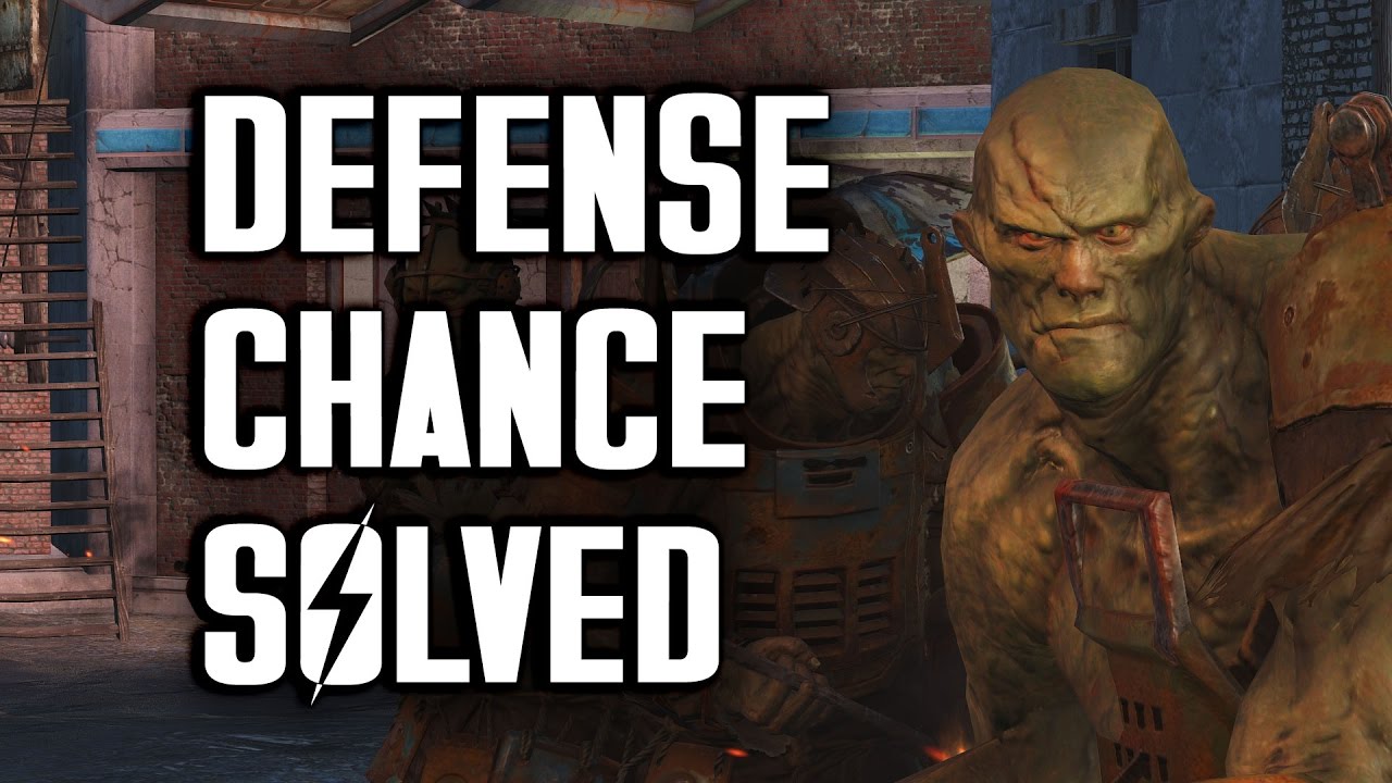 Defense Chance Solved - Fallout 4 Settlement Tips