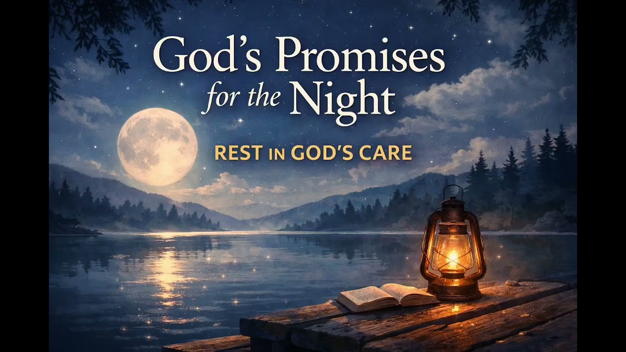⭐God’s Promises for the Night | Sleep Through Anxiety | 2 Hour Bible Meditation