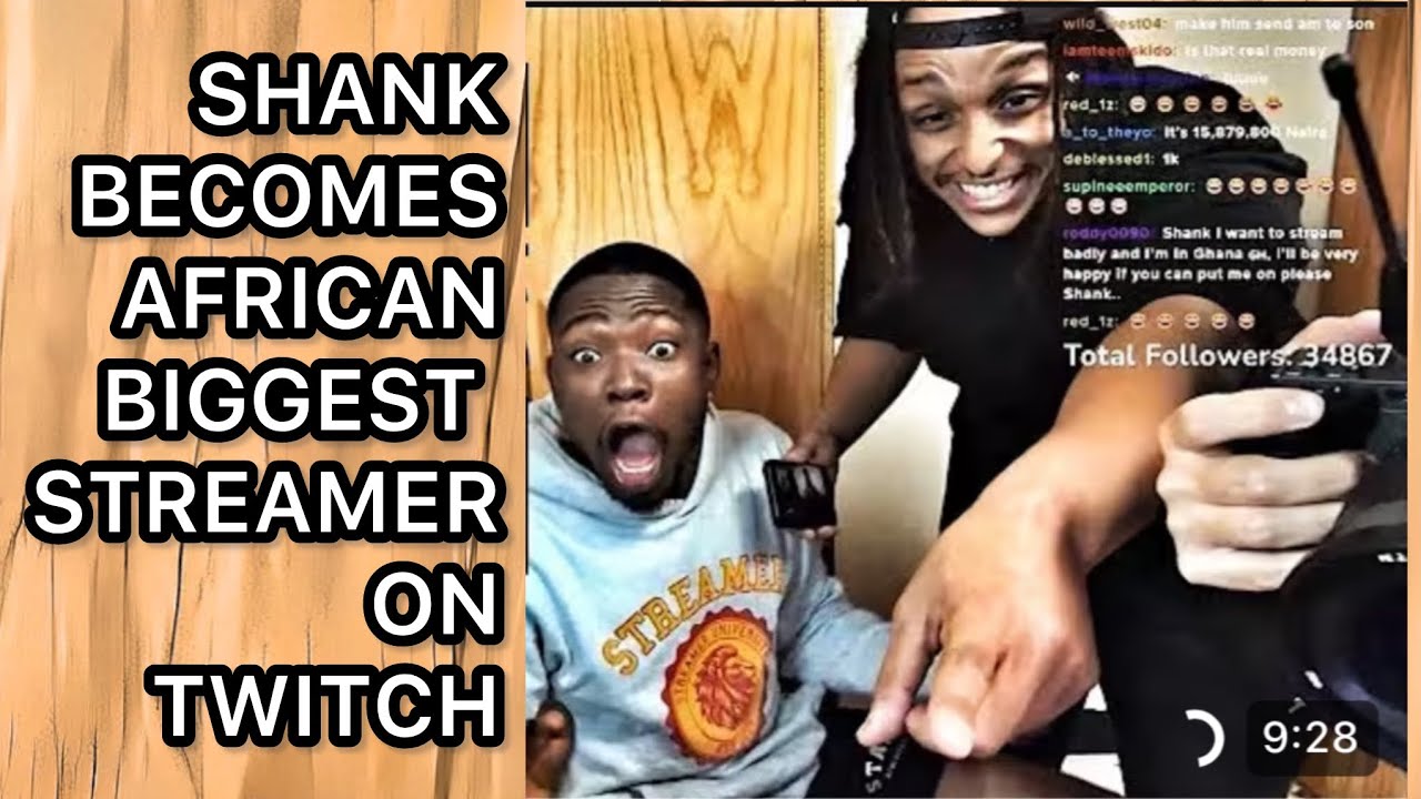 SHANK становится стримером номер 1 в Африке на Twitch 🤯 | #agent00 #streameruniversity