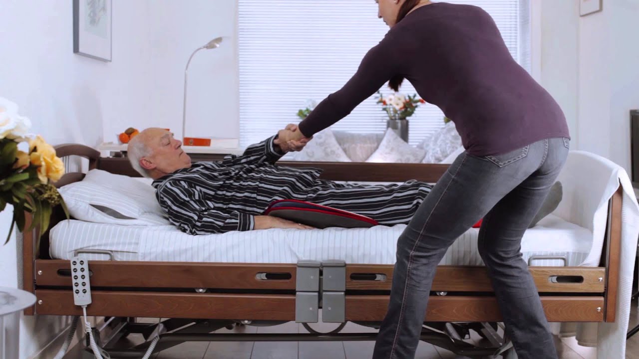 Gebruik een draaischijf om uit bed te gaan.