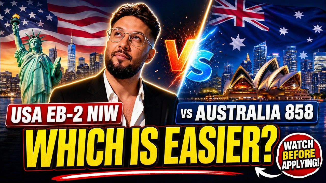 USA EB-2 NIW vs Australia 858 Visa: Which One Is REALLY Easier? | Insights by Adil Ismail