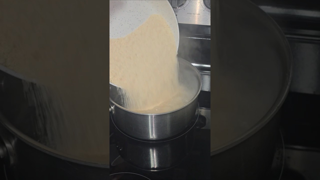 Best way,I  cook my garri ebay fufu.#shorts #youtubeshorts #food