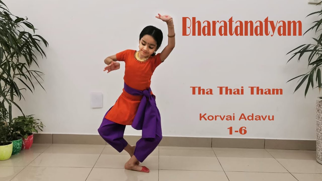 Tha Thai Tham 1-6||Korvai Adavu 1-6||Thathai Tham Adavu||Bharatanatyam Adavu||Bharatanatyam||