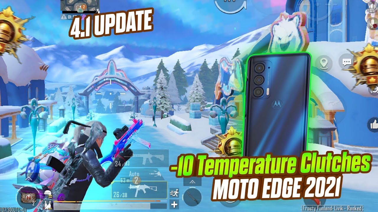 Deadly Clutches In -10 Temperature Update🥶 | Moto Edge 2021 | Pubg Mobile - Bgmi