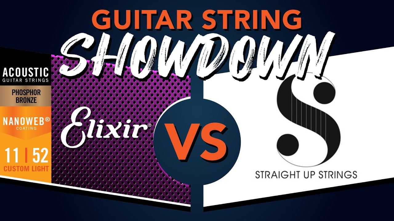 String Showdown | Straight up Strings Phosphor Bronze Vs Elixir Phosphor Bronze Guitar Strings