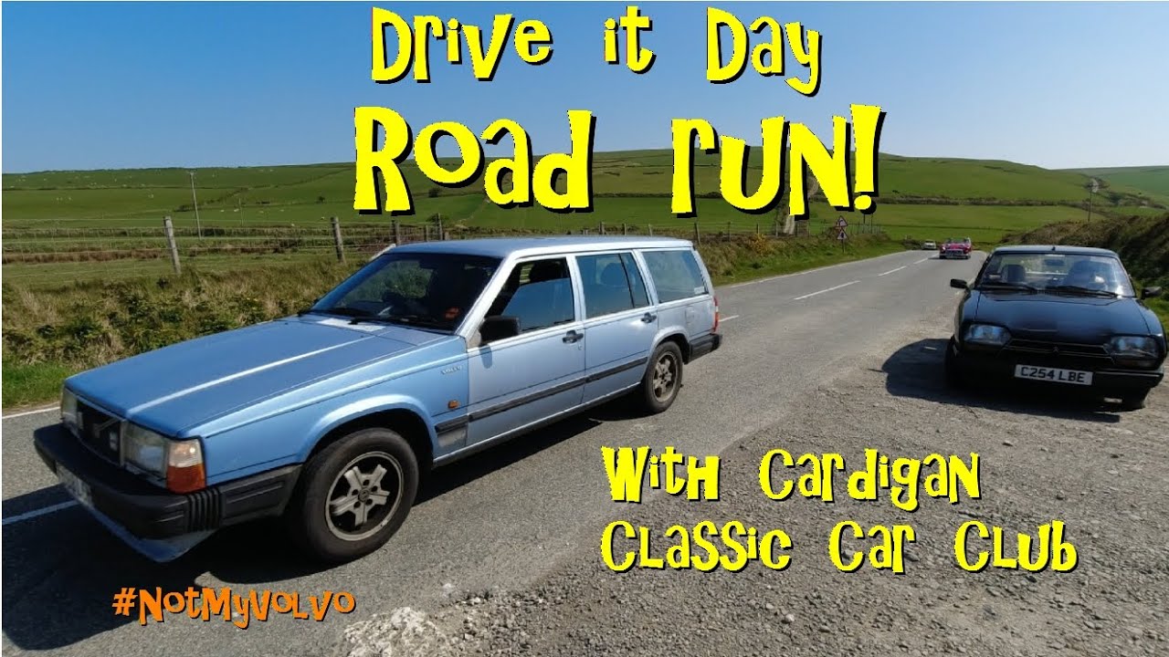 Drive it Day road run with Cardigan Classic Car Club