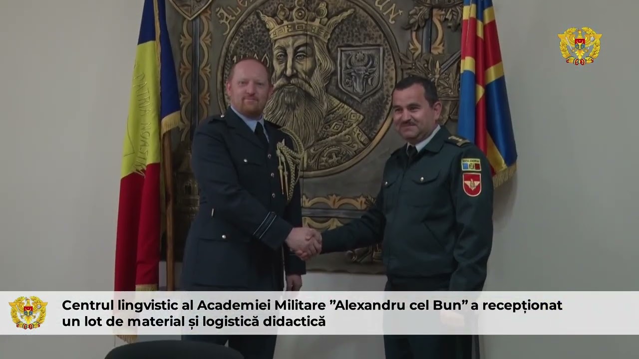 Centrul lingvistic al AMFA  a recepționatun lot de material și logistică didactică.