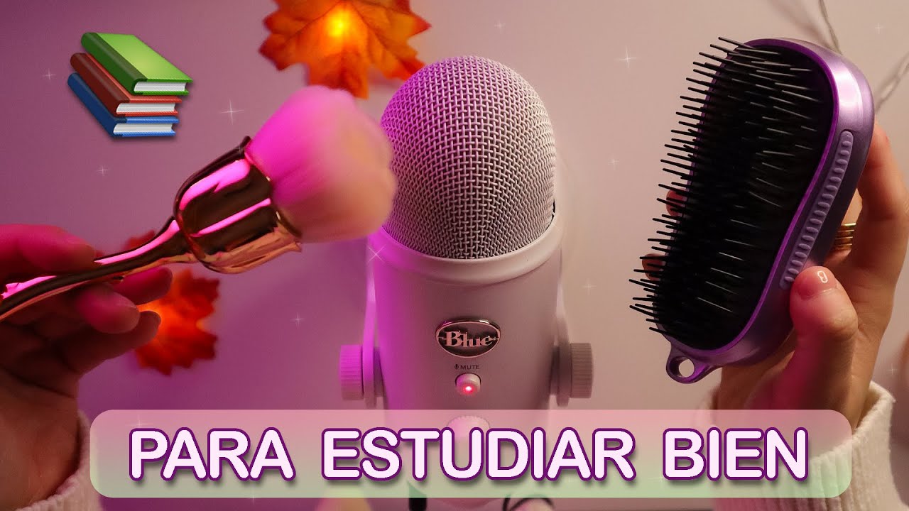 📒 ASMR para Estudiar y Concentrarse 100% (chimenea de fondo, triggers)