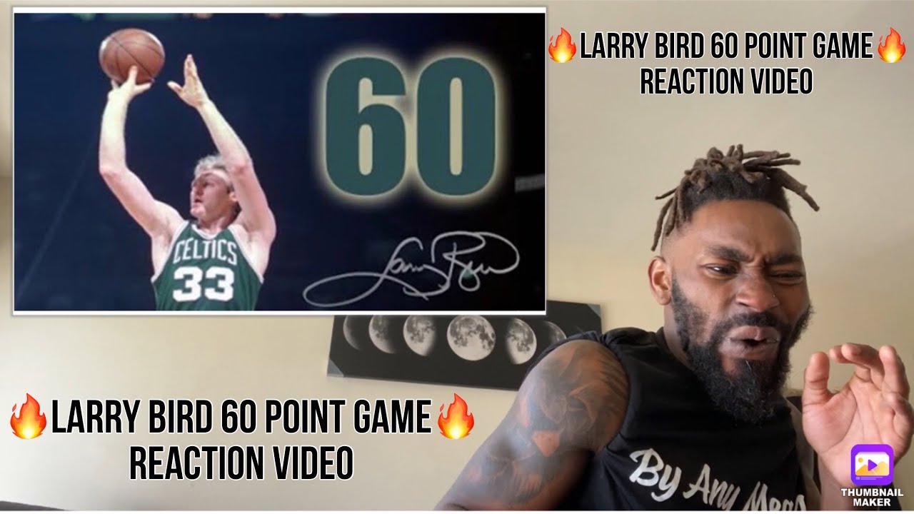 Larry Bird Reaction! Larry Bird 60 Point Game Reaction! Larry Bird Scores 60 on Atlanta Hawks [2021]