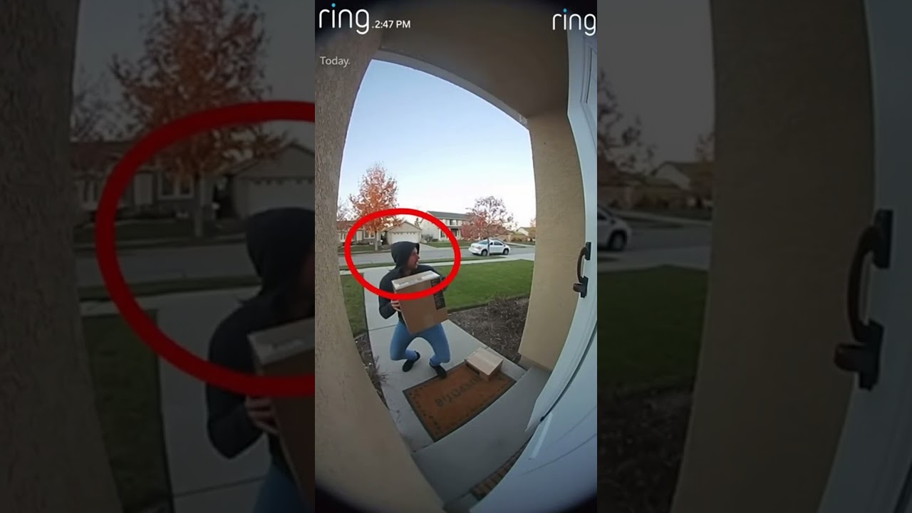 Package Thief CAUGHT on Ring Doorbell Camera