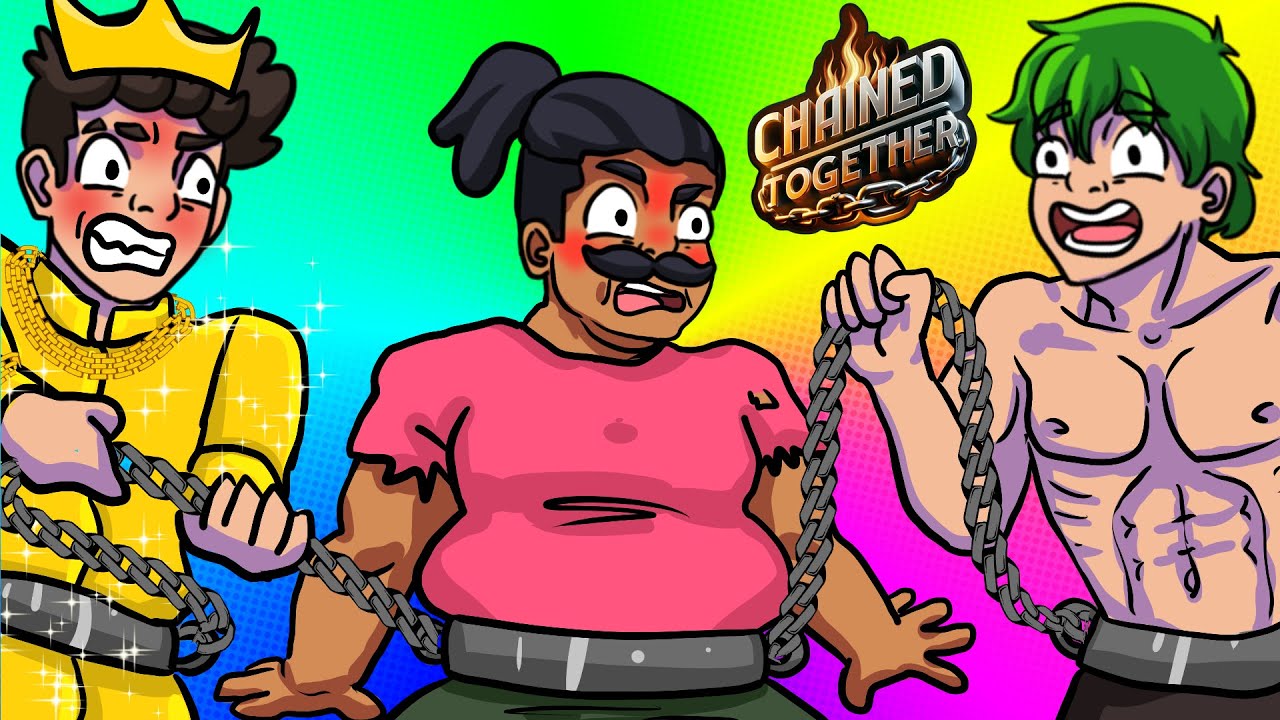 GRUBAS, STERYDZIARZ I MILIONER VS WSPINACZKA | CHAINED TOGETHER