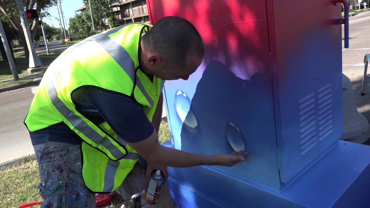 Spray Paint Techniques: Water Droplets