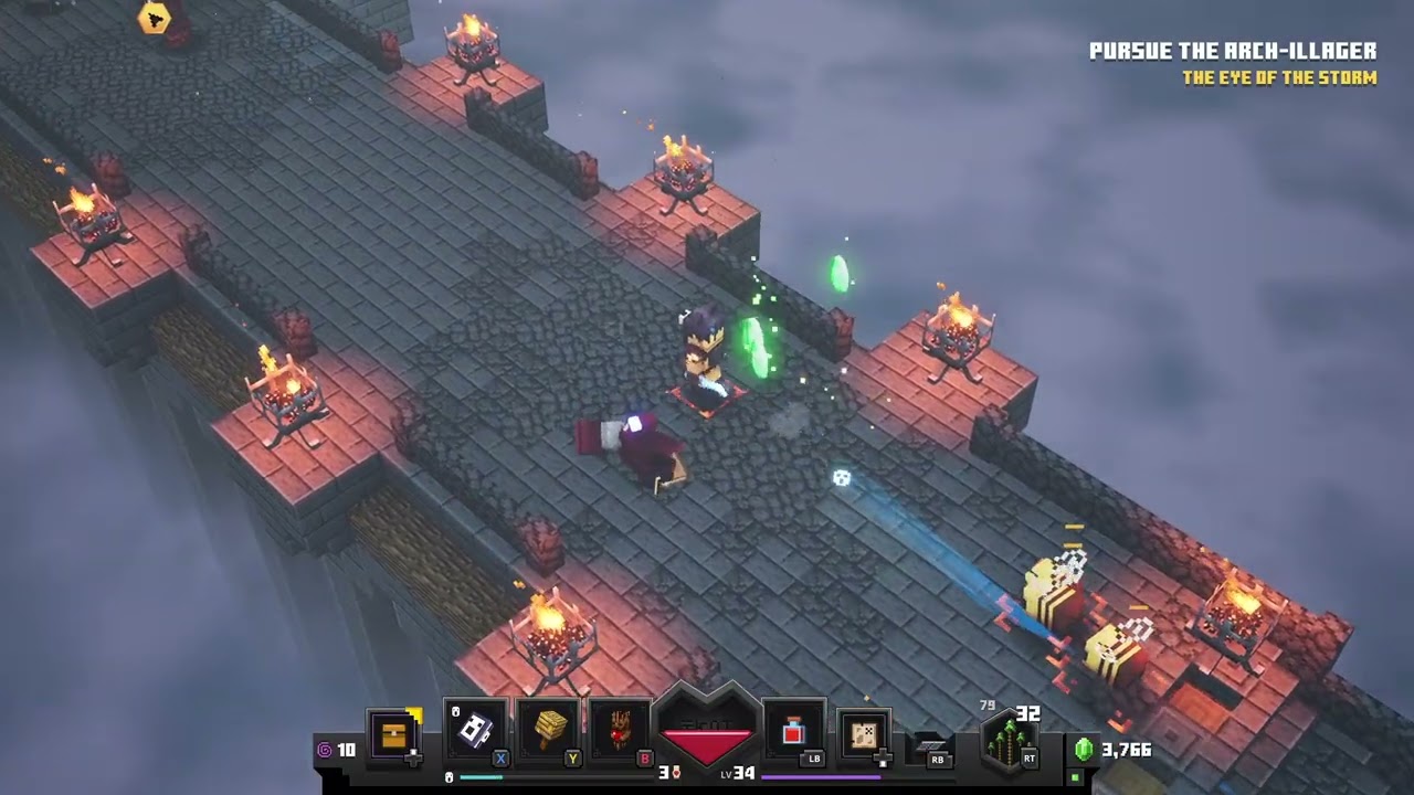 First time playing Obsidian Pinnacle in Minecraft Dungeons (part 5)