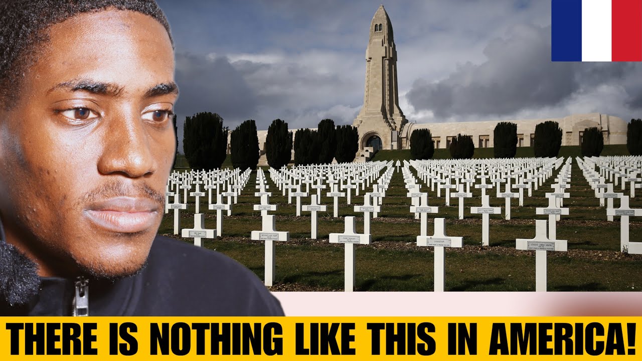 American Reacts to The LARGEST Military Cemetery in France