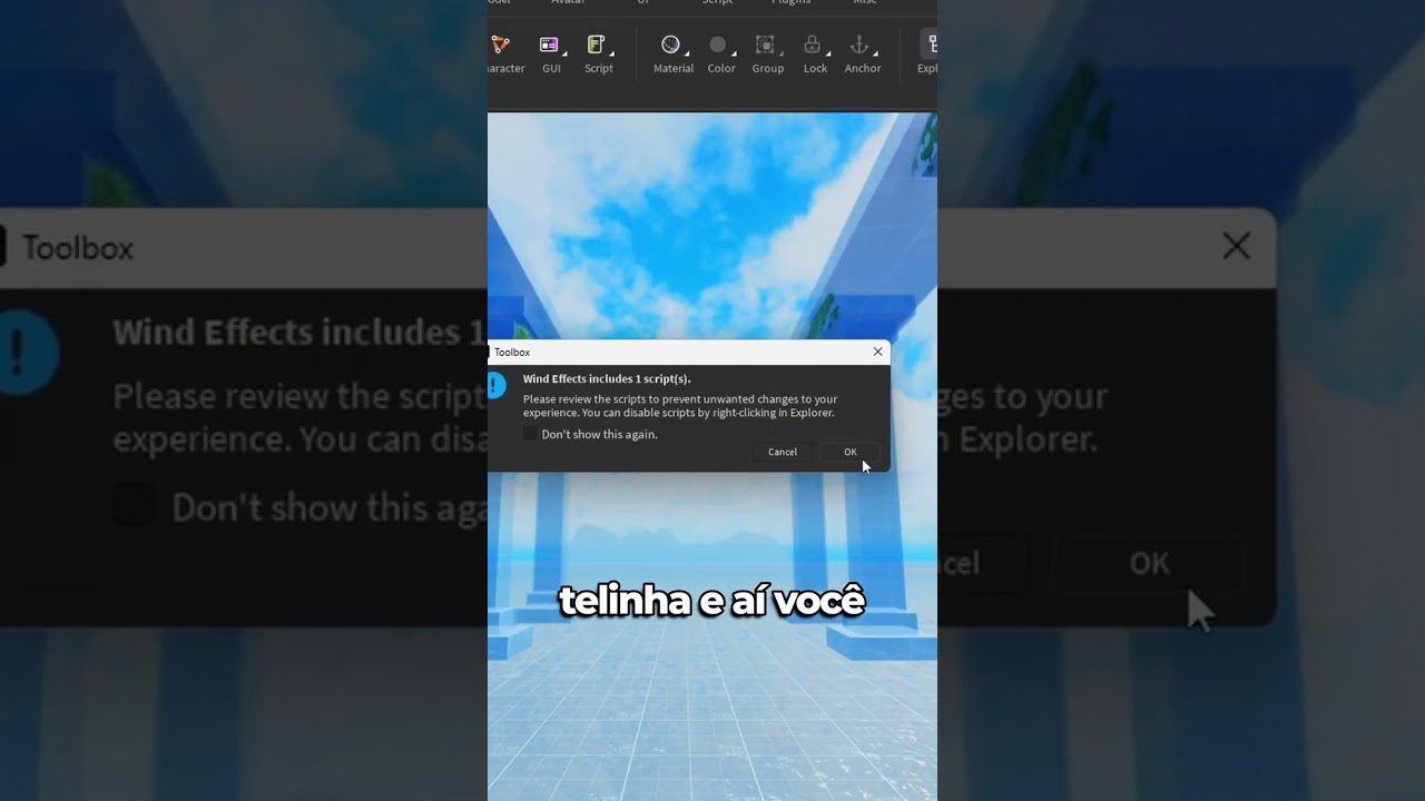 КАК ДОБАВИТЬ ЭФФЕКТ ВЕТРА В ROBLOX STUDIO! #roblox #robloxedit #design #robloxstudio #tutorial