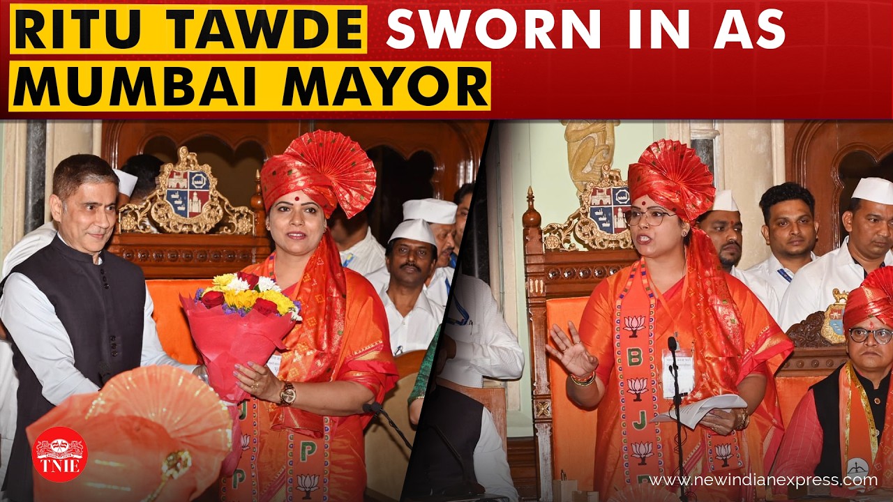 BJP Candidate Ritu Tawde Elected Unopposed As BMC Mayor