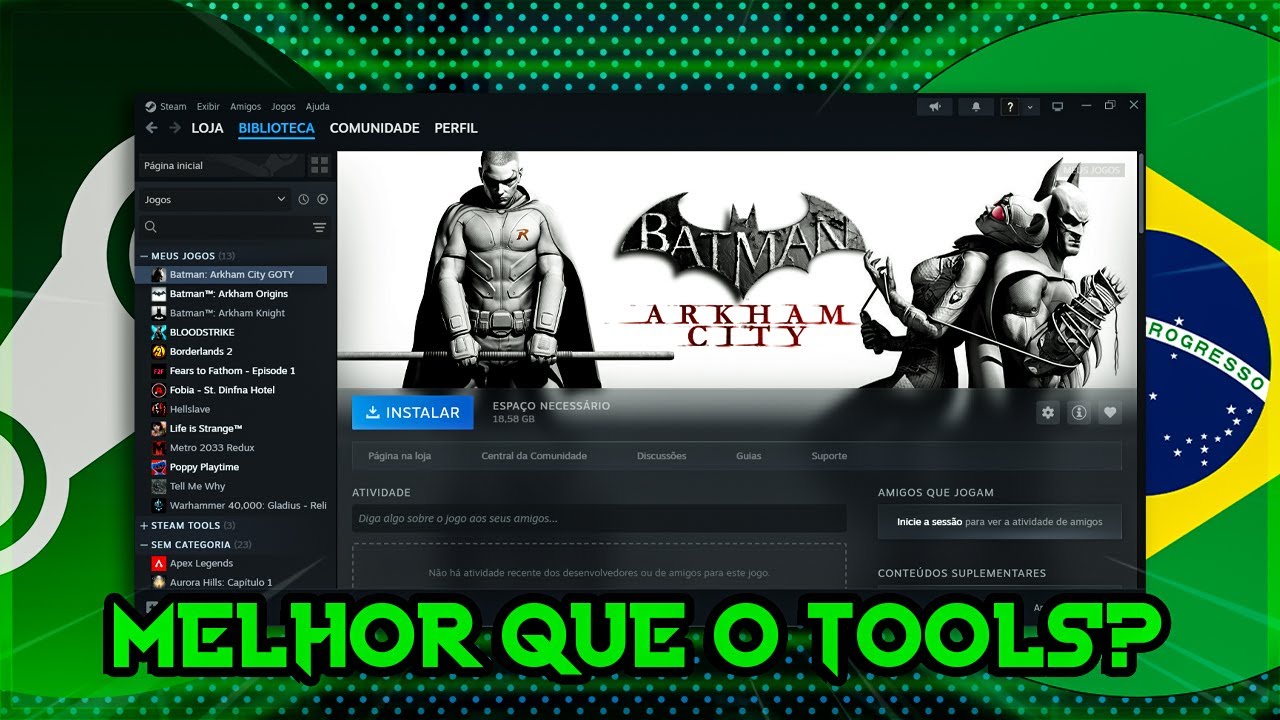 MELHOR QUE O STEAM TOOLS!? COMO BAIXAR QUALQUER JOGO DA STEAM GR&Aacute;TIS