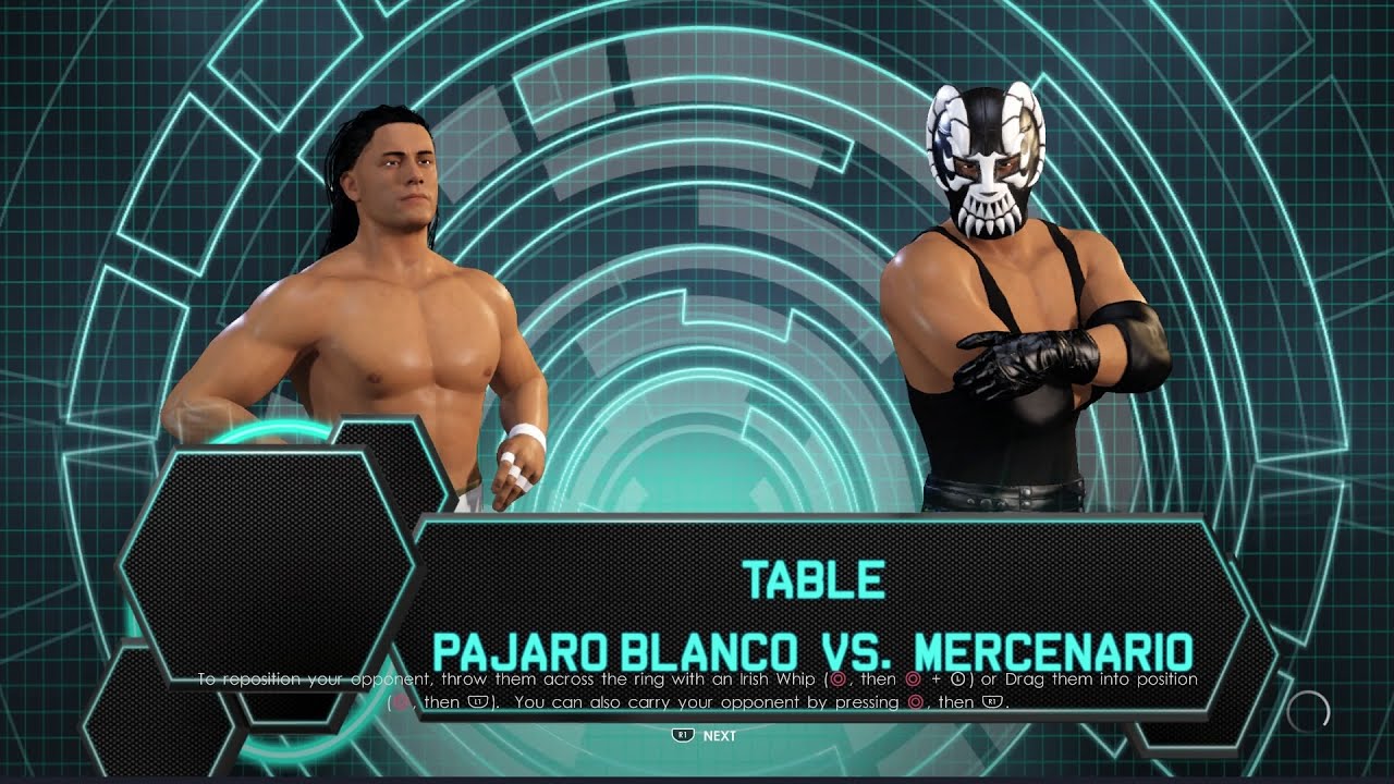 Lucha Eterna: Pajaro Blanco VS Mercenario, Tables Match
