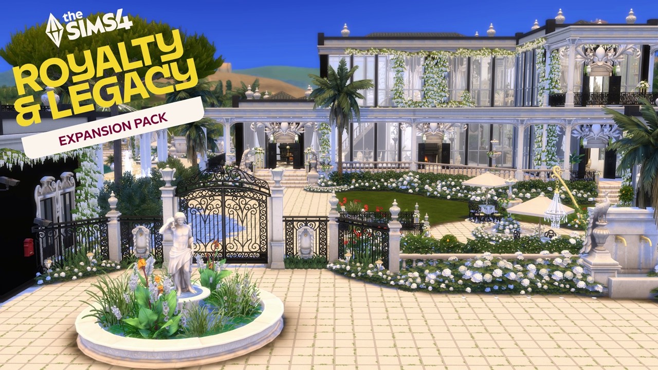 The Sims 4 - Royalty & Legacy EP 👑 | Early Access | Modern Royalty Mansion - NO CC