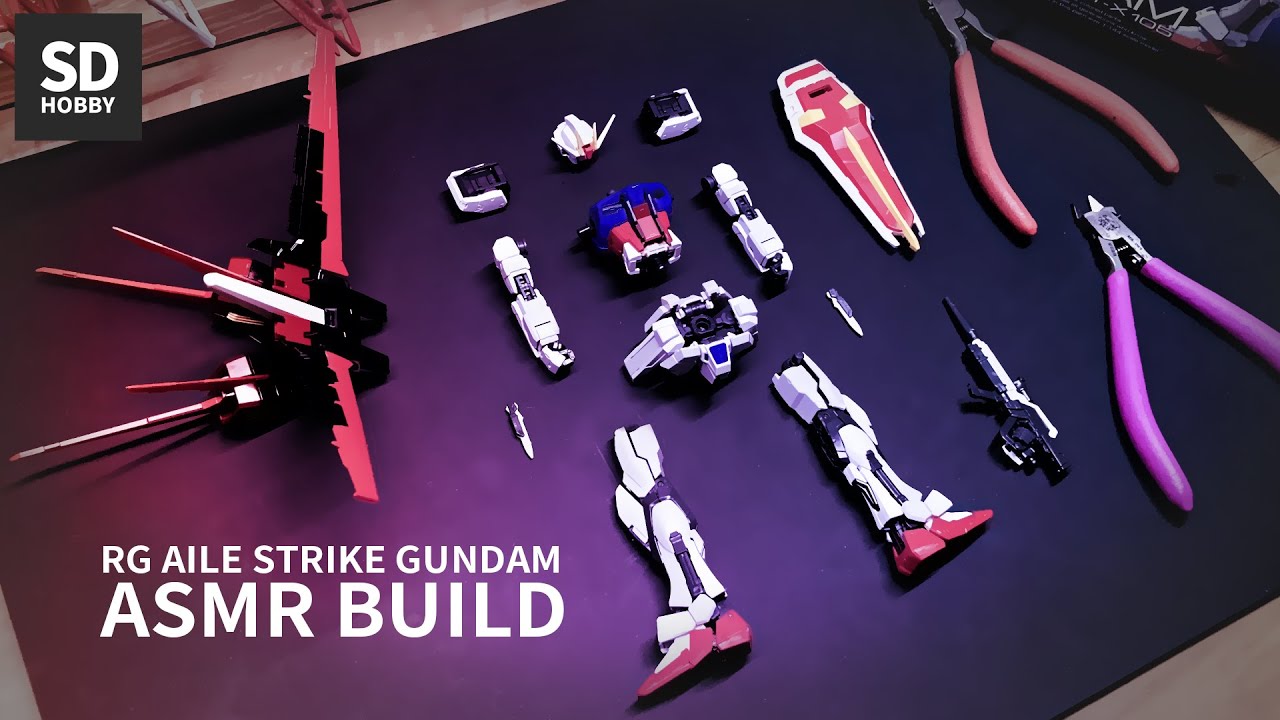 RG NO.3 에일스트라이크 건담  ASMR 빠른조립 - RG 1/144 Aile Strike Gundam ASMR BUILD