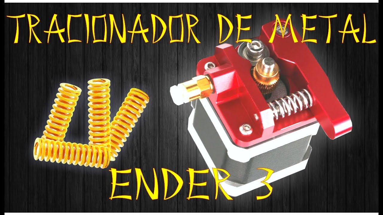 IMPRESSORA 3D - Tracionador de METAL para extrusora da Creality ENDER 3