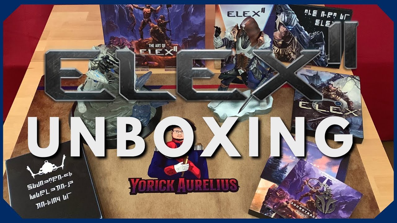 Elex 2 Unboxing Collector's Edition und Elex Alb Statue mit Diashow | Unboxing Limited Edition Elex