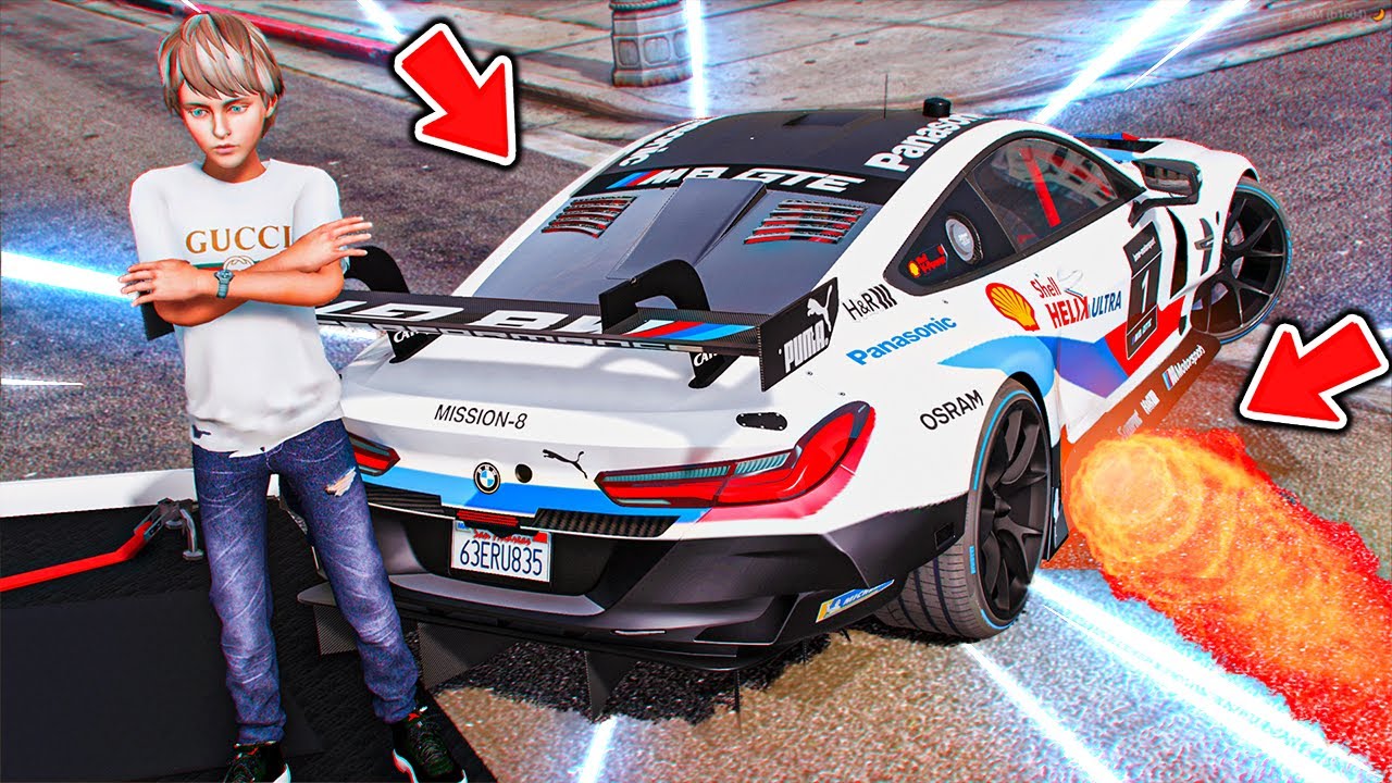 GTA V #75 ( الجار المليونير ) : اشترا اندر سيارة سباق ناري